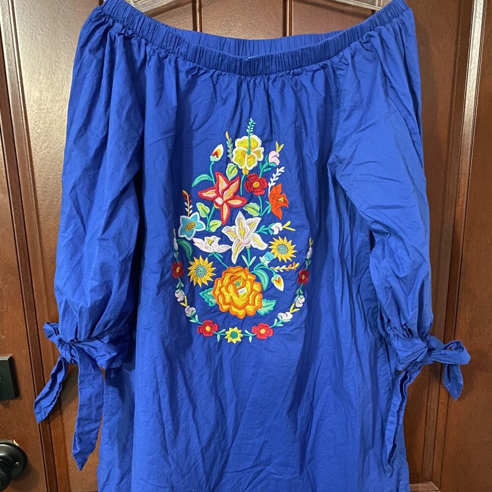 Off the shoulder mini dress